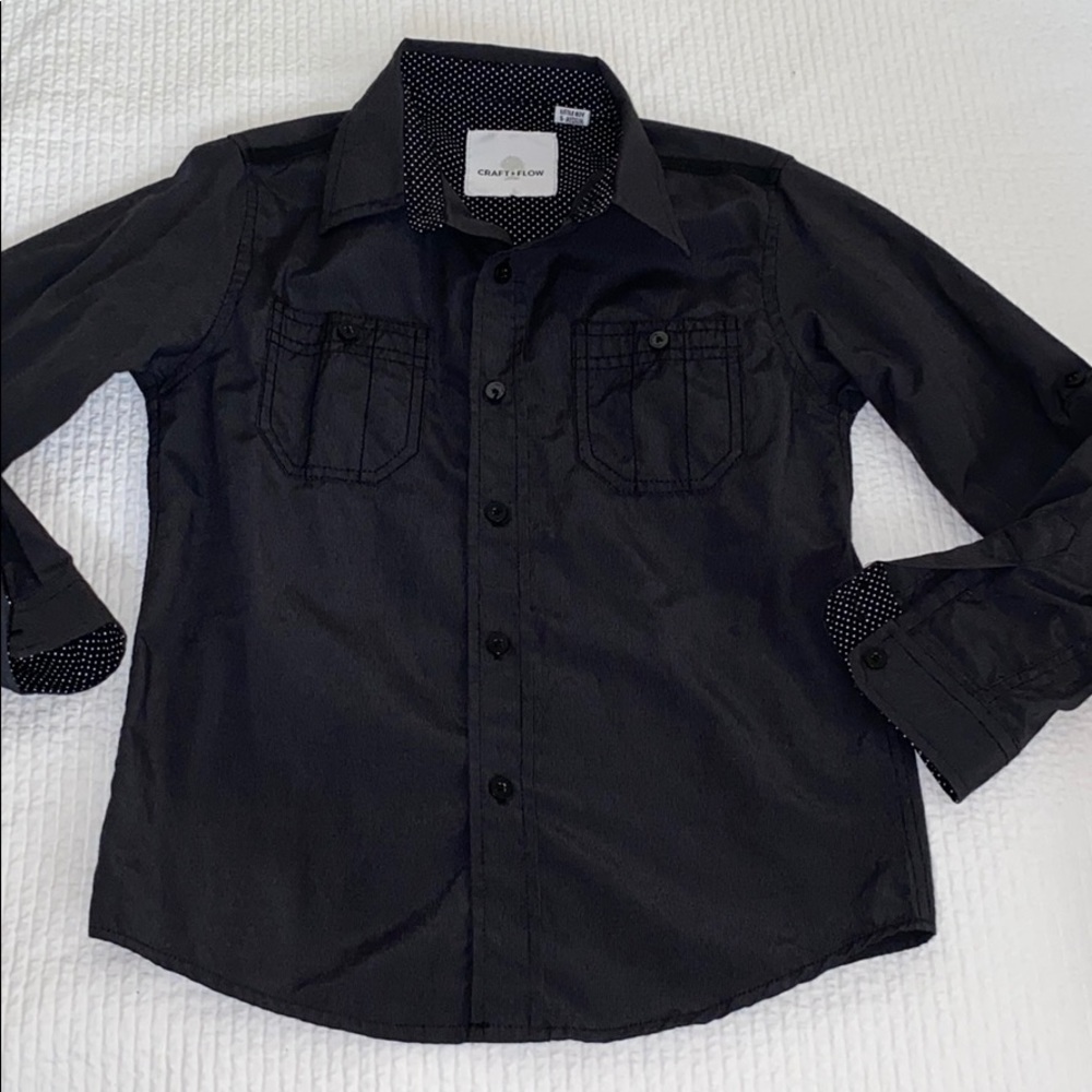 Craft + Flow boys button up shirt